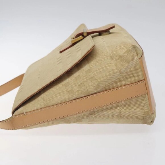 BURBERRY Nova Check Shoulder Bag Canvas Beige - Picture 5 of 16